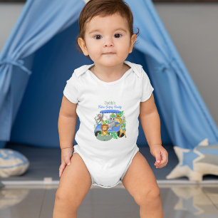 Body Le futur bébé golfeur de Papa Animaux de la jungle