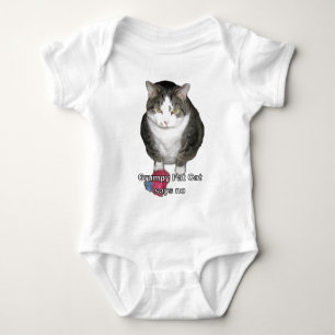 Body Le gros chat grincheux indique non