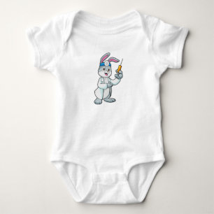 Body Le lapin comme docteur à la vaccination avec la se