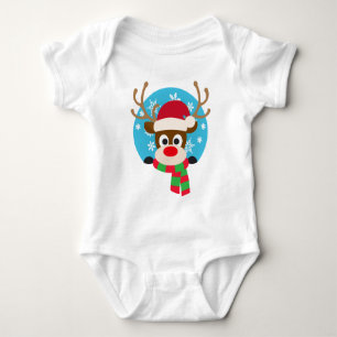 Body Le mignon Rudolph Le renne du nez rouge   Bodysuit