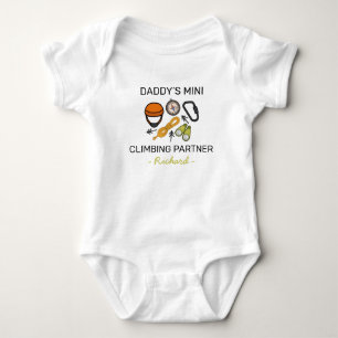 Body Le mini partenaire d'escalade de papa, joli grimpe