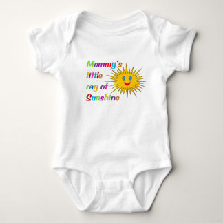 Body "Le petit rayon de la maman combinaison de bébé de