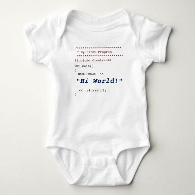 Body Le premier C du bébé++ Programme (Devant)