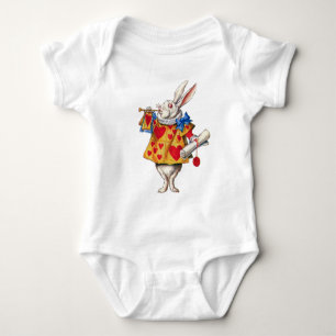 BODY LE RABIT BLANC D'ALICE AU WONDERLAND