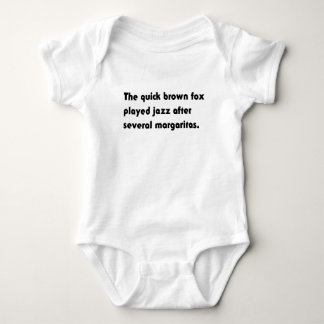 Body Le Renard Brun Rapide Joue du Jazz... T-Shirt Pang