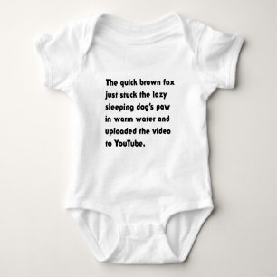 Body Le Renard Brun Rapide Vient de... T-Shirt Pangram