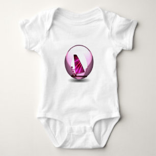 Body Le rose font de la planche à voile T-shirt de bé