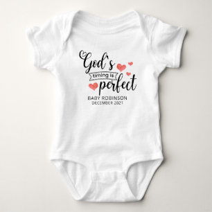 Body Le Timing de Dieu est parfait mignon bébé Faire-pa