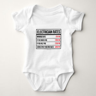 Body L'électricien évalue le T-shirt drôle