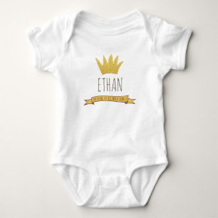 Body Les choses sauvages Gold Couronne Birthday Infant 