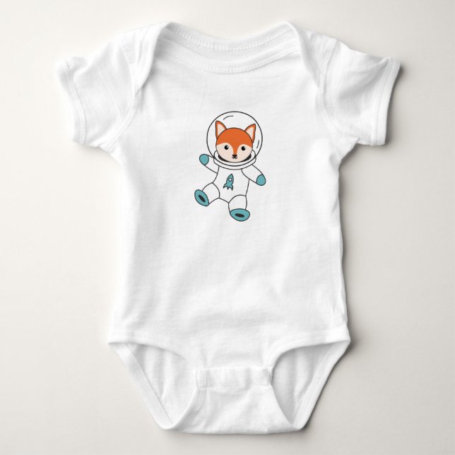 Body Les Fuchs Volent Dans L'Espace En Tant Que Rocket  (Devant)