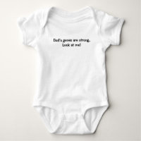 Les gènes de papa sont forts - Drôle costume bébé