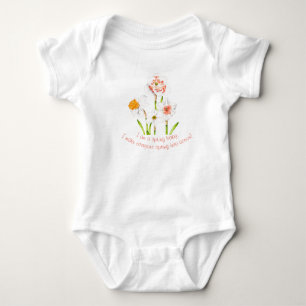 Body Les jonquilles sur une combinaison bébé