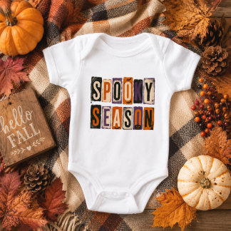 Body Lettres Bloc Vintage Saison Effrayante
