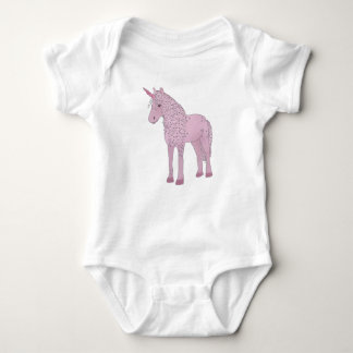 Body Licorne étoile rose