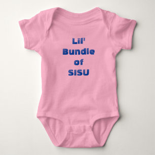 Body Lil' Bundle of SISU Baby One-Piece (rose)