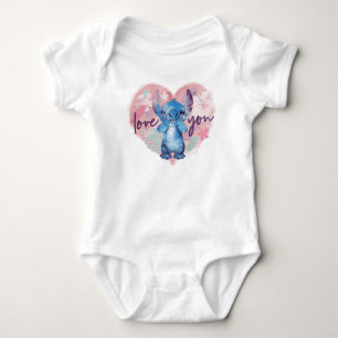 Body Lilo & Stitch Stitch Watercolor Valentine Heart