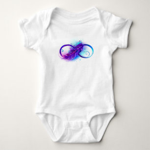 Body L'infini avec plume violette