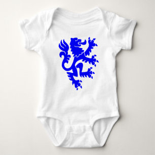 Body Lion héraldique 01 - Bleu