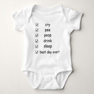 Body Liste de choses à faire pour les bodysuits de bébé