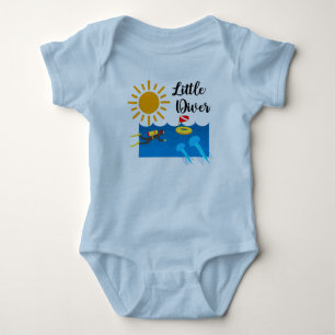Body Little Diver avec Jelly Fish - Baby Jersey Bodysui
