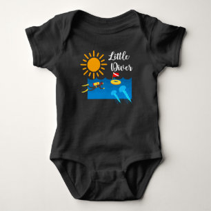 Body Little Diver avec Jelly Fish - Baby Jersey Bodysui