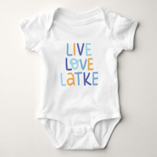 Body Live Love Latke Hanoukka Design