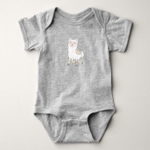 Body Llama in Leghot Baby Bodysuit