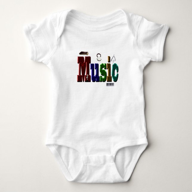 Body Logo D'Image De Musique Avec Instruments, (Devant)