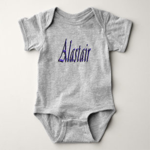 Body Logo du nom Alastair bleu,