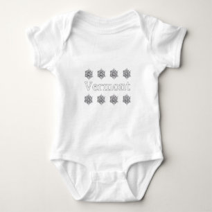 Body Logo du Vermont Etats-Unis (flocons de neige)