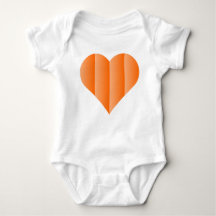 Logo Orange Cute Heart