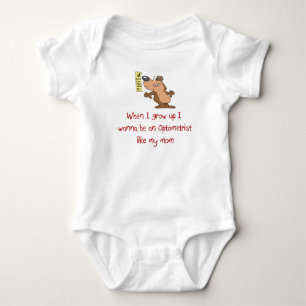 Body L'optométriste aiment mon T-shirt de bébé de ma