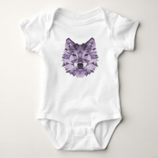 Body Loup géométrique pourpre