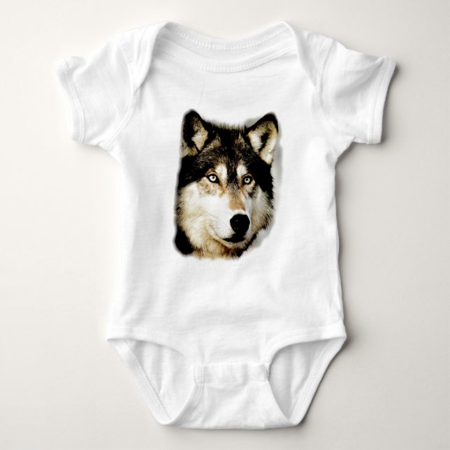 Body Loup motivationnel unique (Devant)