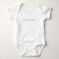 Love Grandpa Quote Pregnancy Announcement Romper