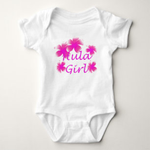Body Luau Hula Girl Floral Infants Creeper