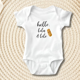 Body Lumpia Hello Lola Lolo Filipino Baby Faire-part