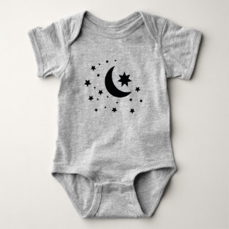 Body lune et étoiles