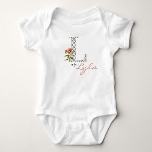 Body Lyla Nom Reveal Floral Lettre L Girl Whimsical