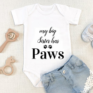 Body Ma Grande Soeur A Des Paws Amoureux des chiens Bab