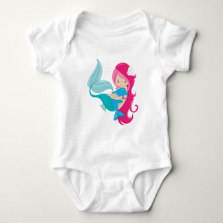 Body Ma jolie sirène et dauphin
