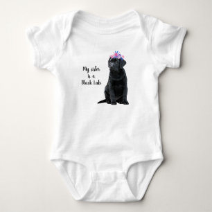 Body Ma sœur est un Lab noir - Retriever Labrador noir