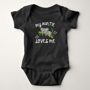Body  Ma tante m'aime avec Baby koala et les coeurs