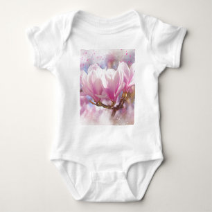 Body Magnolia rose-pourpre en floraison - Fleur de prin