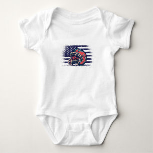 Body Maillot de supporter de football américain drapeau