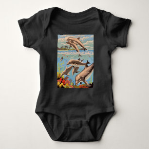 Body Main Painted by Number Dolphins