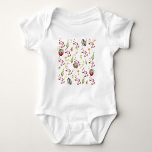 Body Maison de forêt colorée motif avec lapins