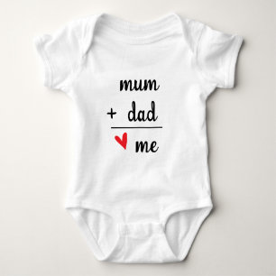 Body Maman + Papa = Moi Annonce de Nouveau-Né Mignon