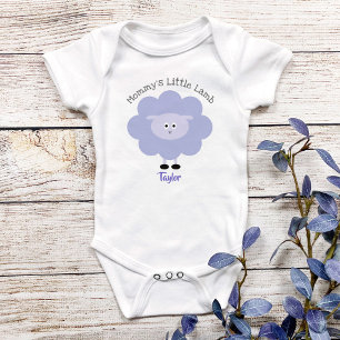 Body Maman pourpre Petit Agneau Genre Neutre Mignonne A